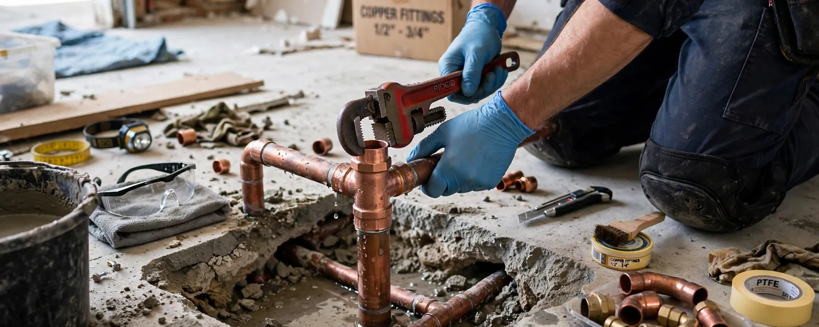 Plumbing leak in slab topic in Winter Springs, FL